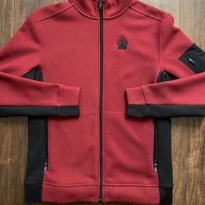 Alaskan Hardgear Jacket by Duluth Trading Co. Medium Red Black - Full Zip